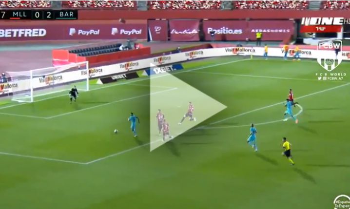 Jordi Alba strzela na 3-0 z Mallorcą! [VIDEO]